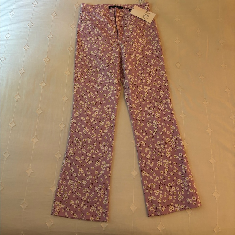 Zara High-Rise Wide Leg Pants
